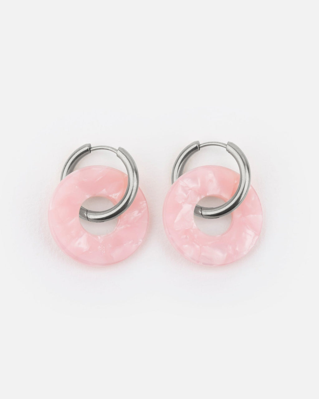 Boucles D'Oreilles Donuts - Rose