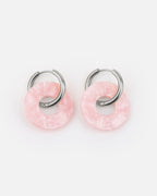 Boucles D'Oreilles Donuts - Rose