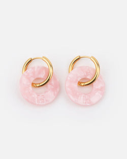 Oorbellen Donuts - Roze