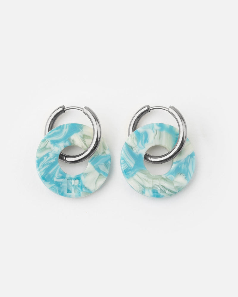 Pendientes Donut - Turquesa