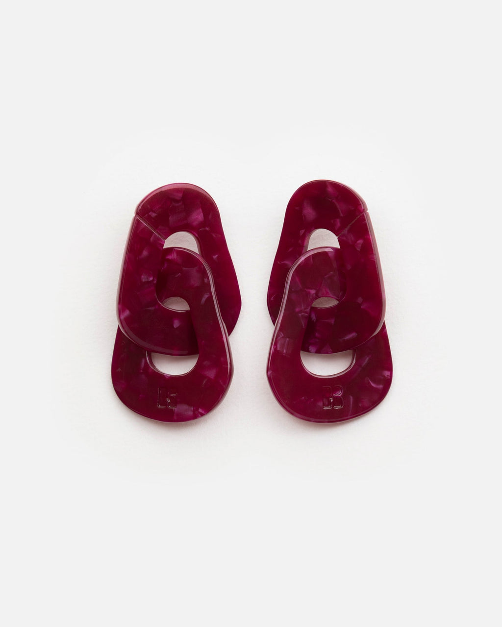 Link Earrings - Cherry