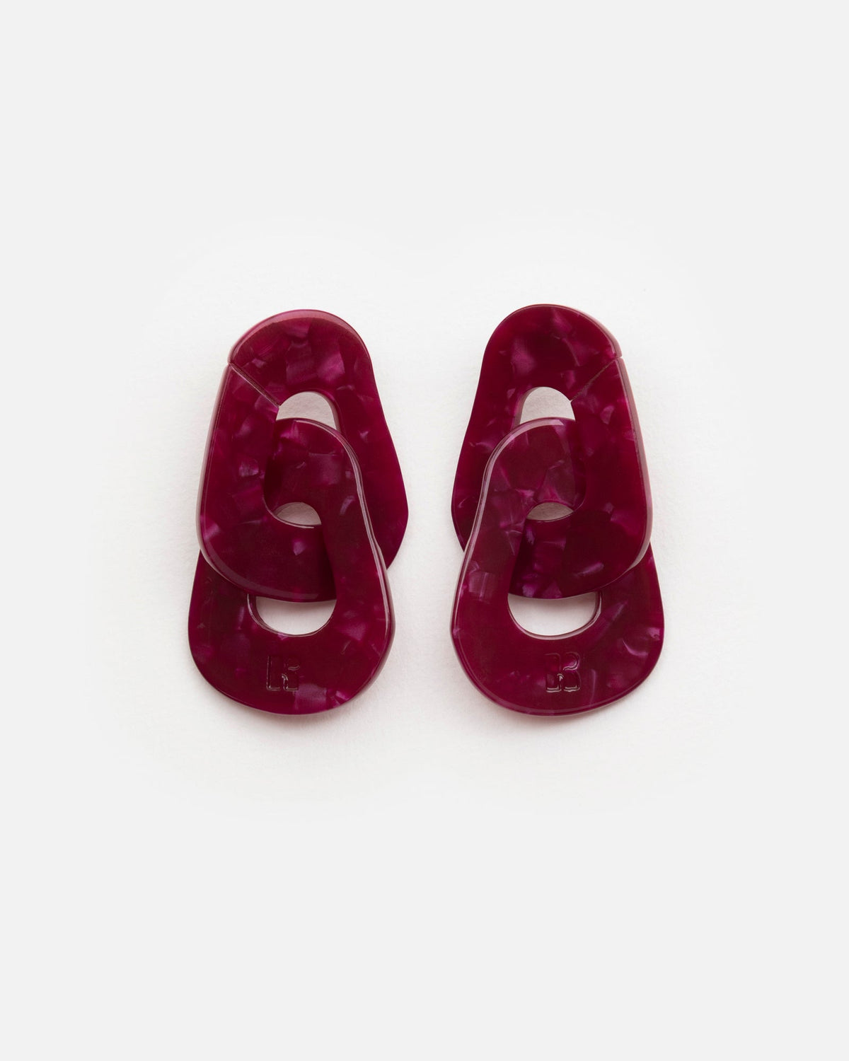 Link Earrings - Cherry
