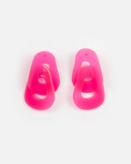 Boucles D'Oreilles Maillon - Fuchsia