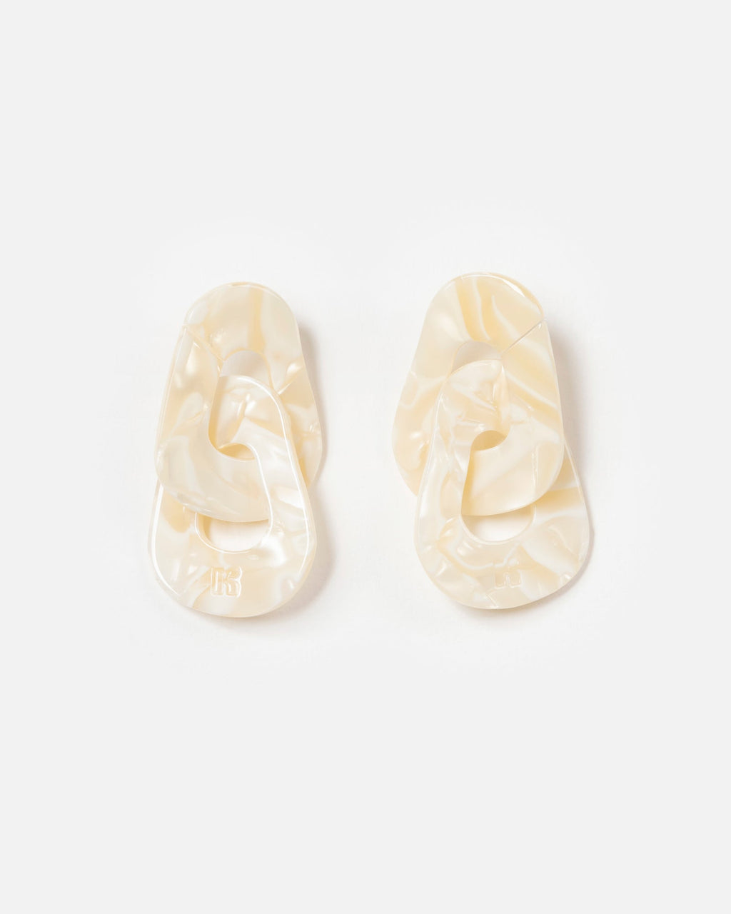 Boucles D'Oreilles Maillon - Nude