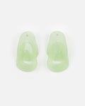 Boucles D'Oreilles Maillon - Vert Amande