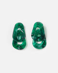 Boucles D'Oreilles Maillon - Vert