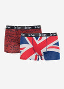 Lee Cooper - Boxer Duobox - Rouge - Homme