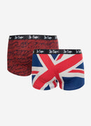 Lee Cooper - Boxer Duobox - Rouge - Homme