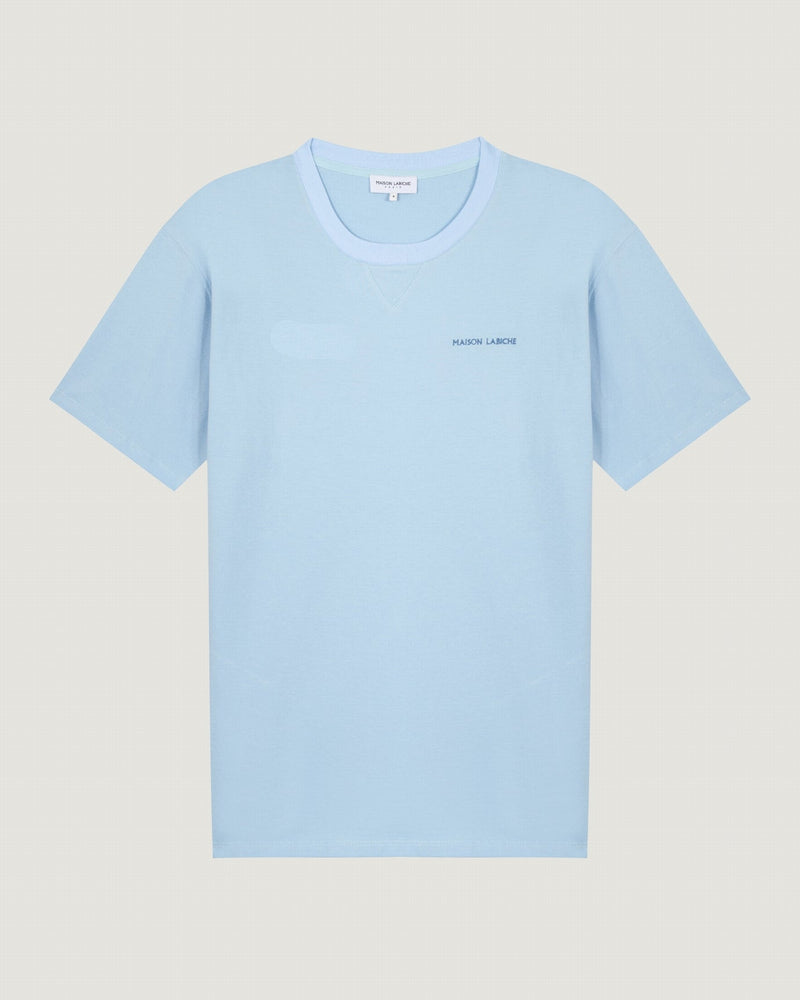 duras oversized t-shirt 'maison labiche'#color_sky-blue-washed