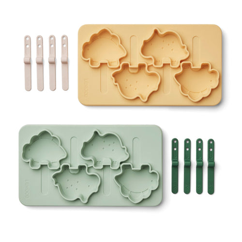 Liewood - Moldes para Helado Dino Menta