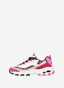 Skechers - Baskets D'Lites X Diane Von Furstenber - Blanc Noir Rose - Femme