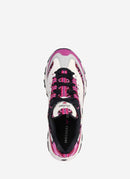 Skechers - Baskets D'Lites X Diane Von Furstenber - Blanc Noir Rose - Femme