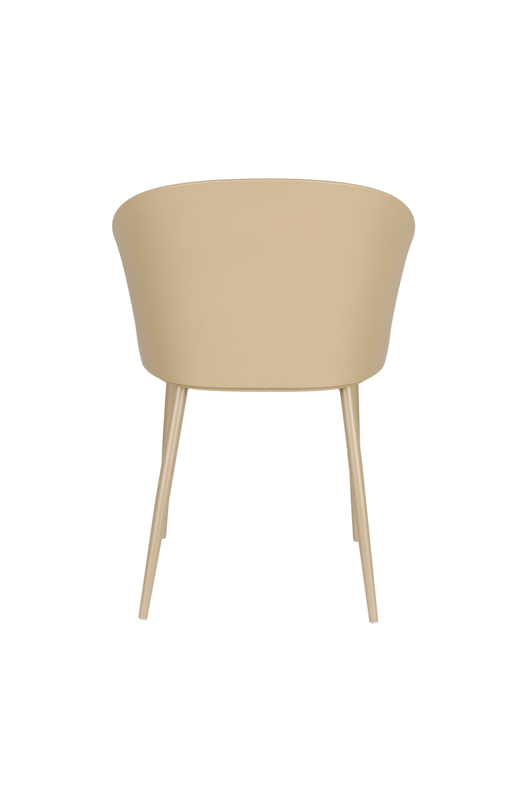 Gigi All - Dining Chair - Polypropylene Plastic - Beige/White
