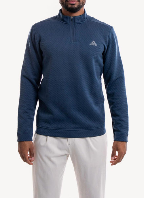 Adidas - Pull Primegreen Water Resistant 1/4 Zip - Crew Navy - Homme