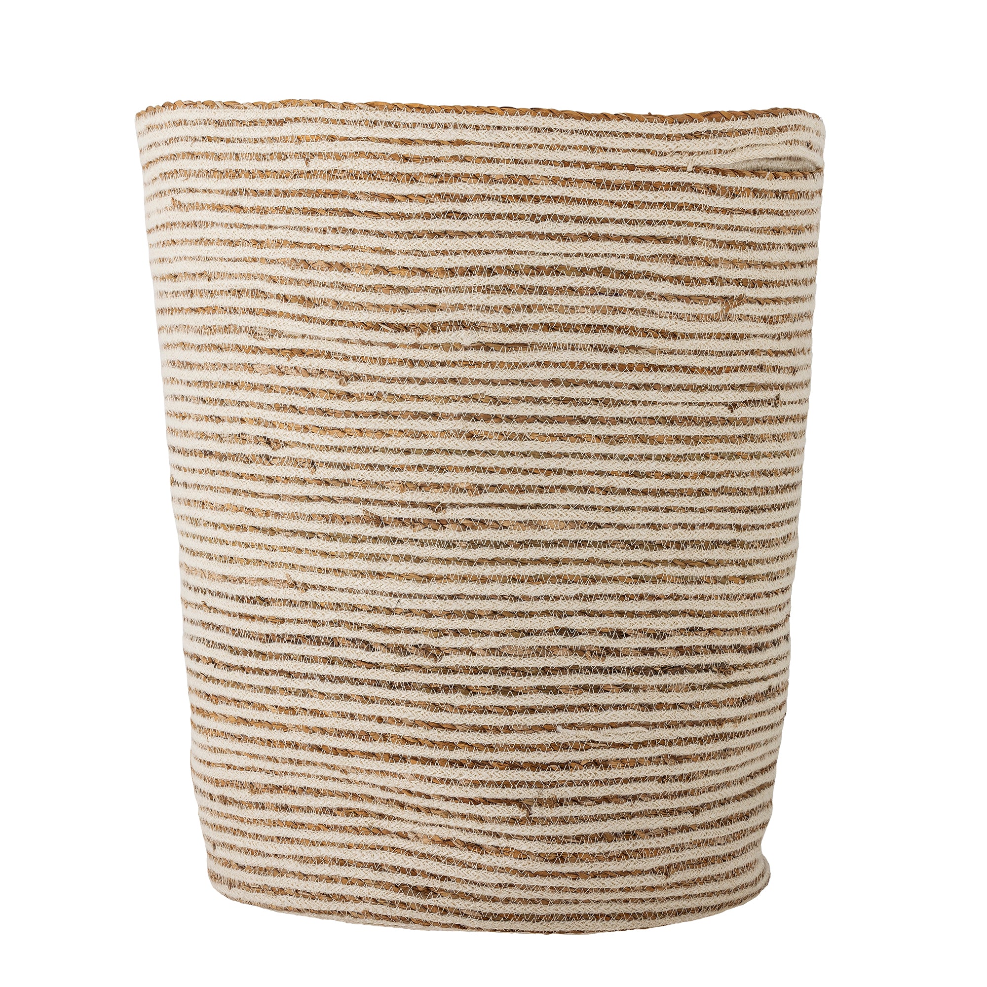 Selena - Corbeille - Blanc - Jute