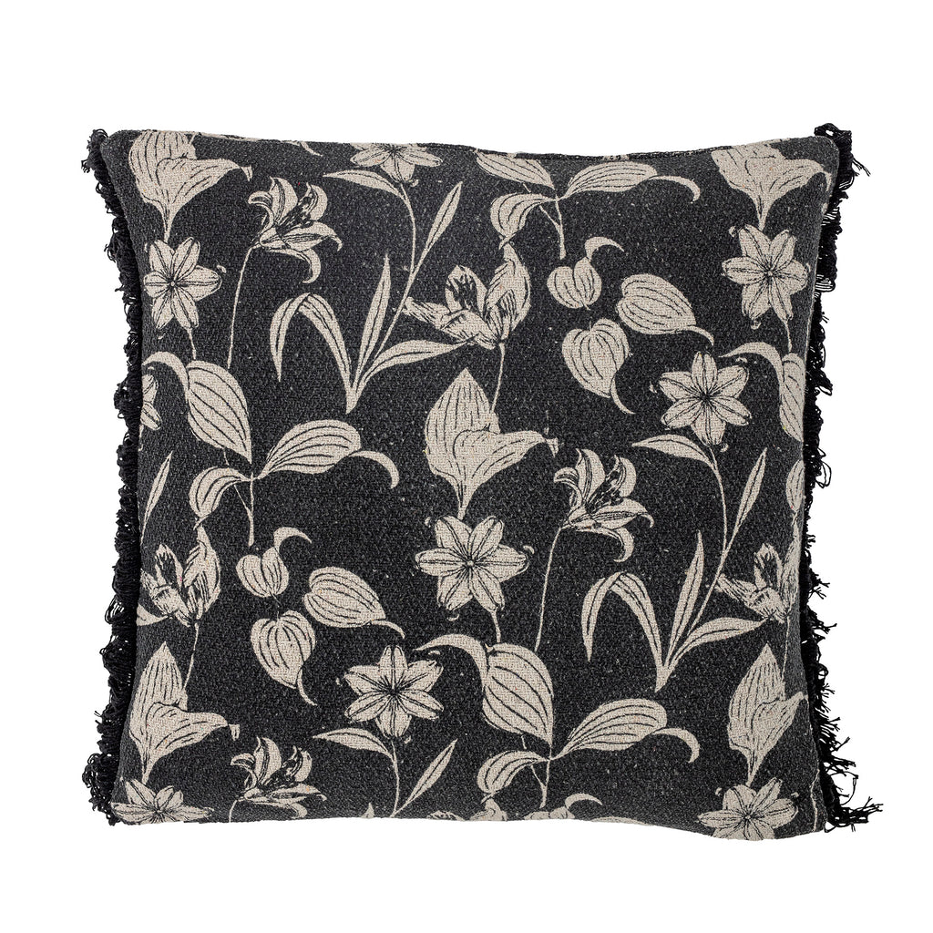 Mali - Cushion - Black - Recycled Cotton