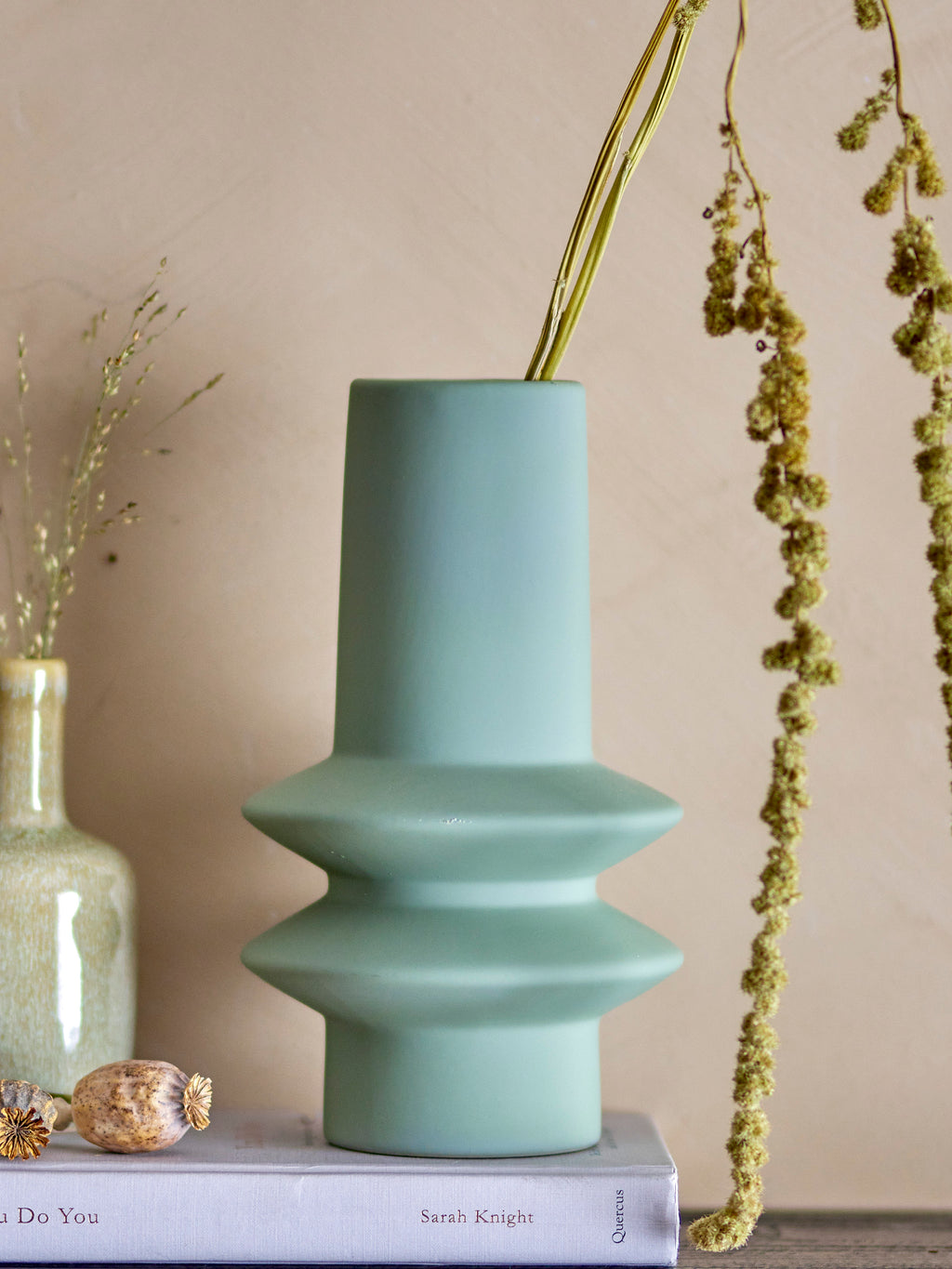 Isold - Vase - Green - Stoneware