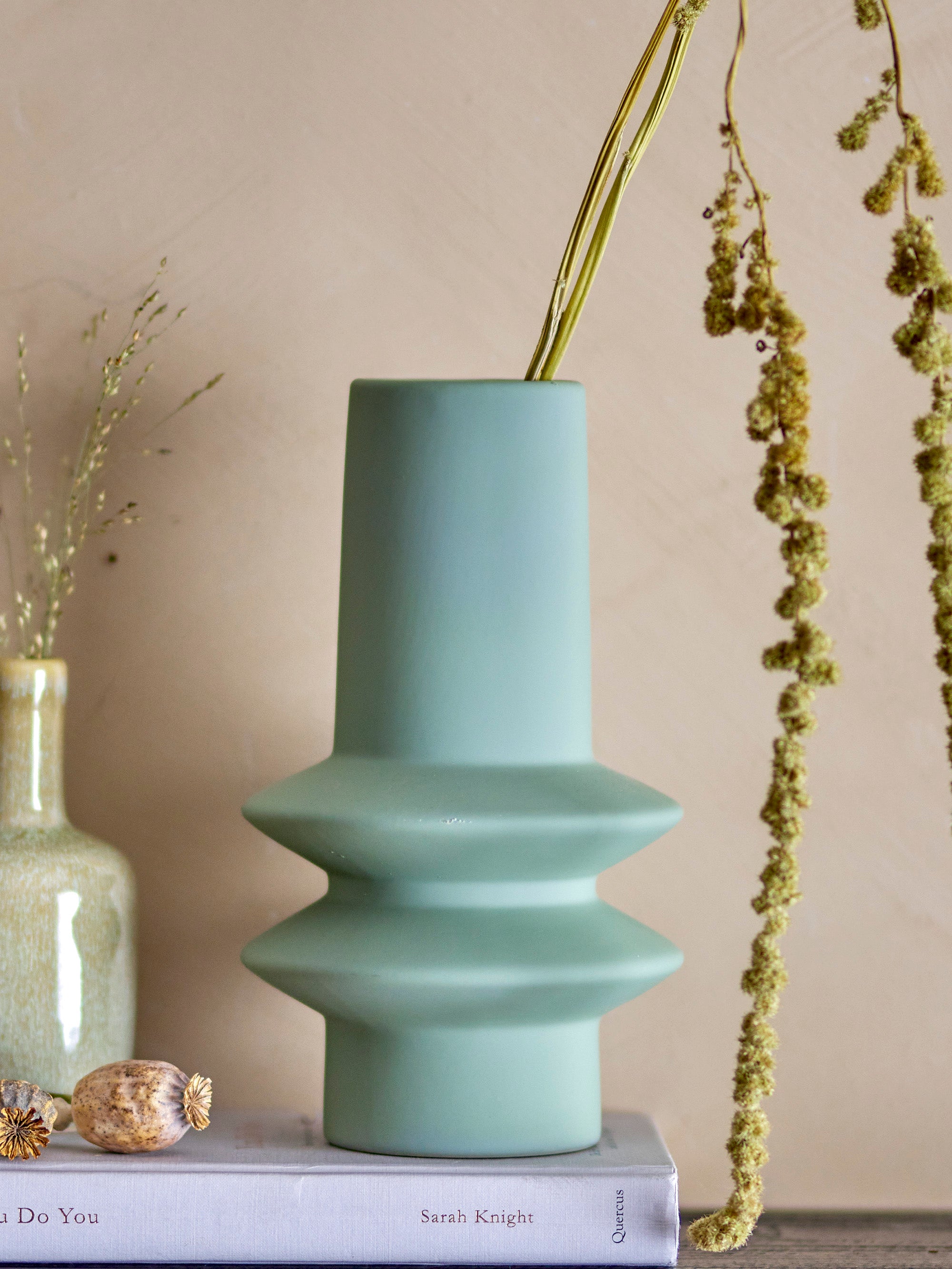 Isold - Vase - Green - Stoneware