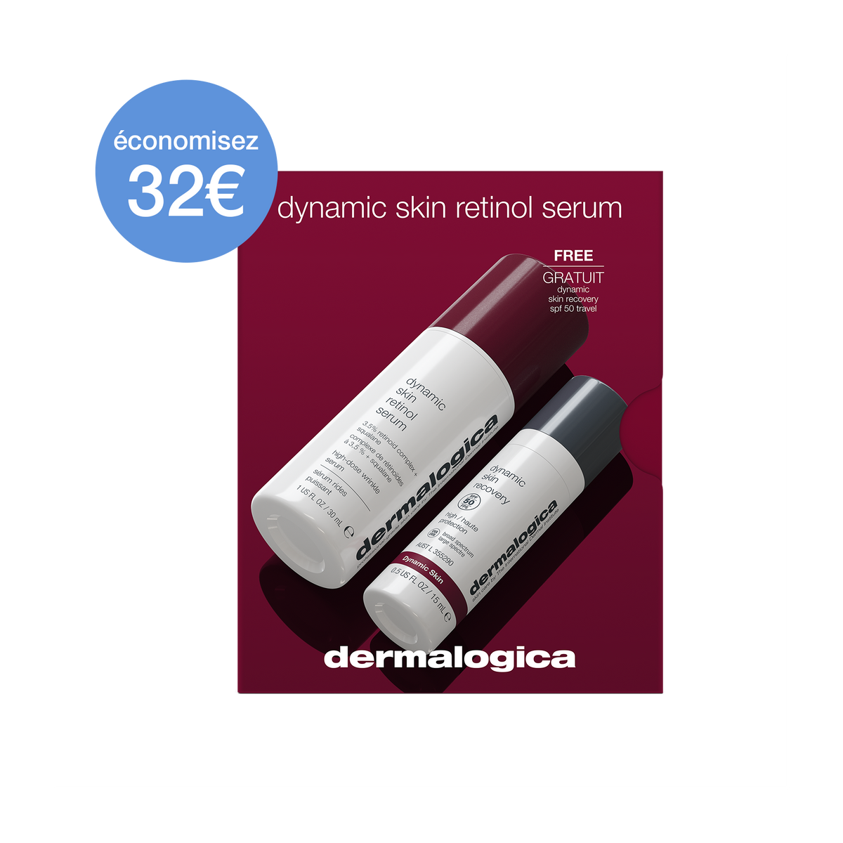 Dynamic Defense Retinol 3.5% Duo Gift Set | Free Dynamic Skin Recovery SPF 50