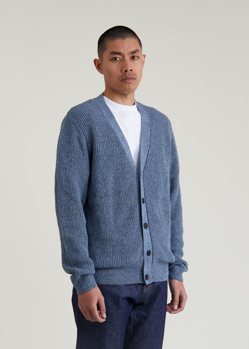 Cardigan Como - Bleu Orage