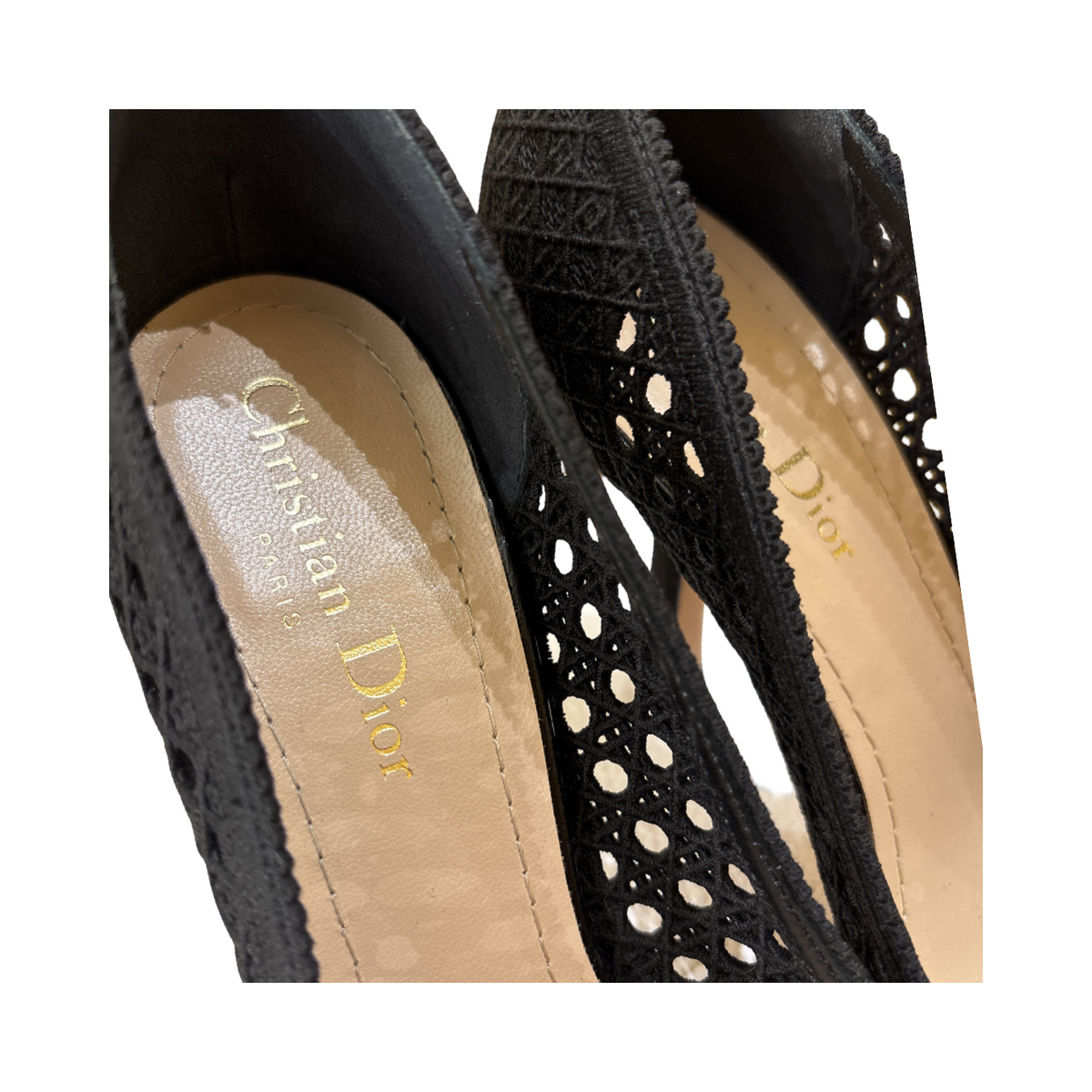 Escarpin Christian Dior Women'S Capture Pumps Polyester - Noir