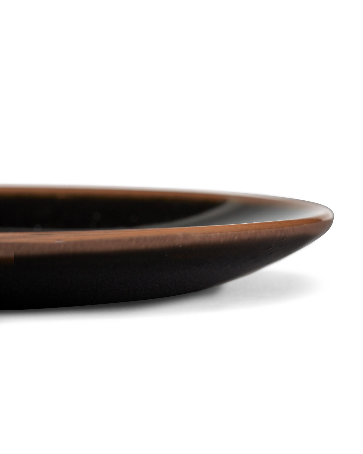 Out Of Lines - Lot De 2 Assiettes - M - Grès - Noir Brun