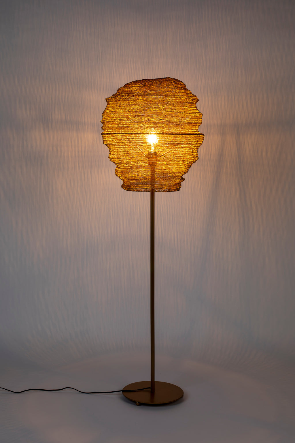 Lena - Lampadaire - Fer - Laiton/Doré