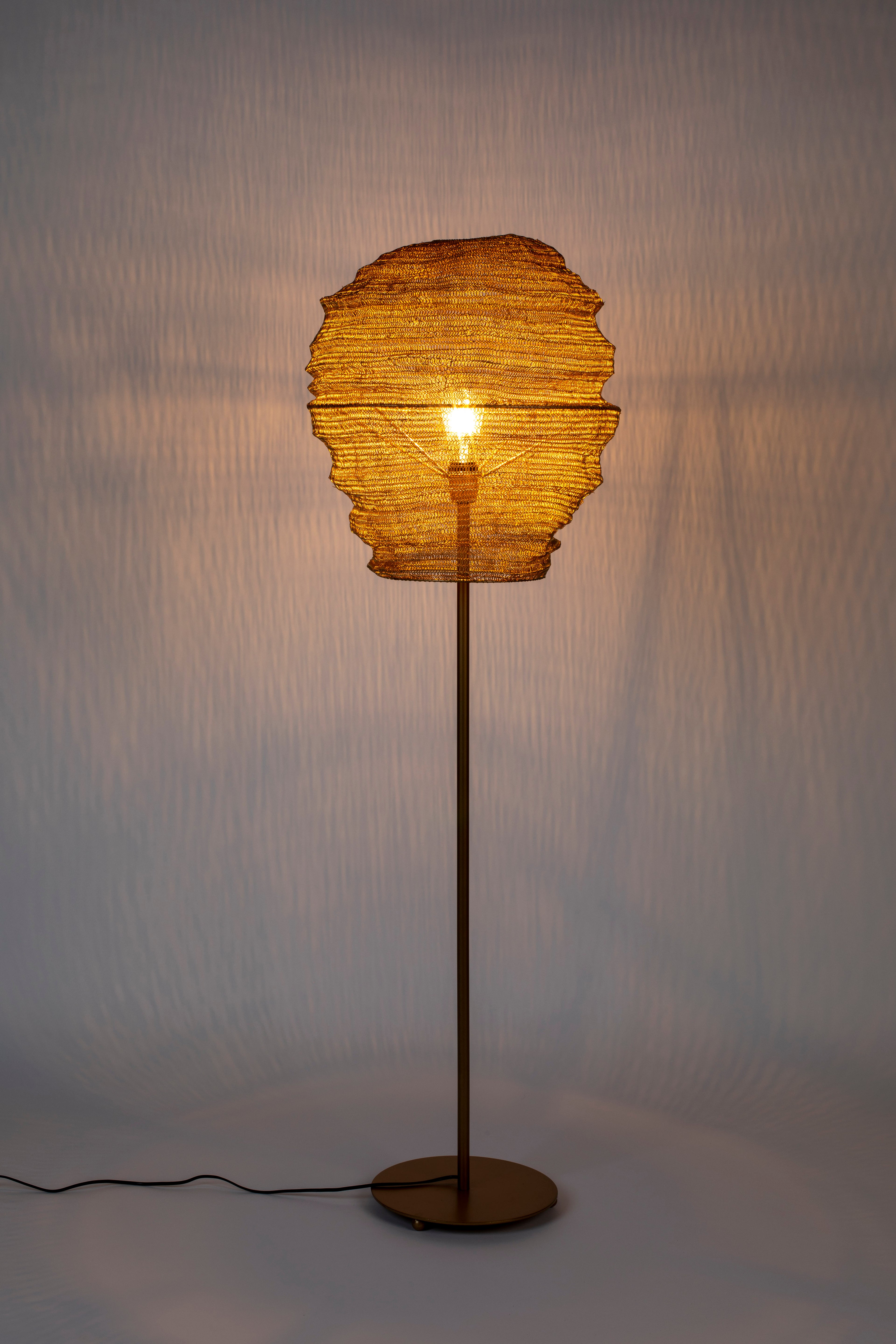 Lena - Lampadaire - Fer - Laiton/Doré
