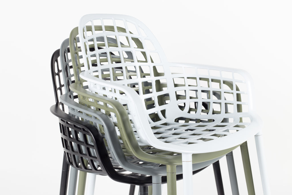 Albert Kuip - Outdoor Armchair - Aluminum - White