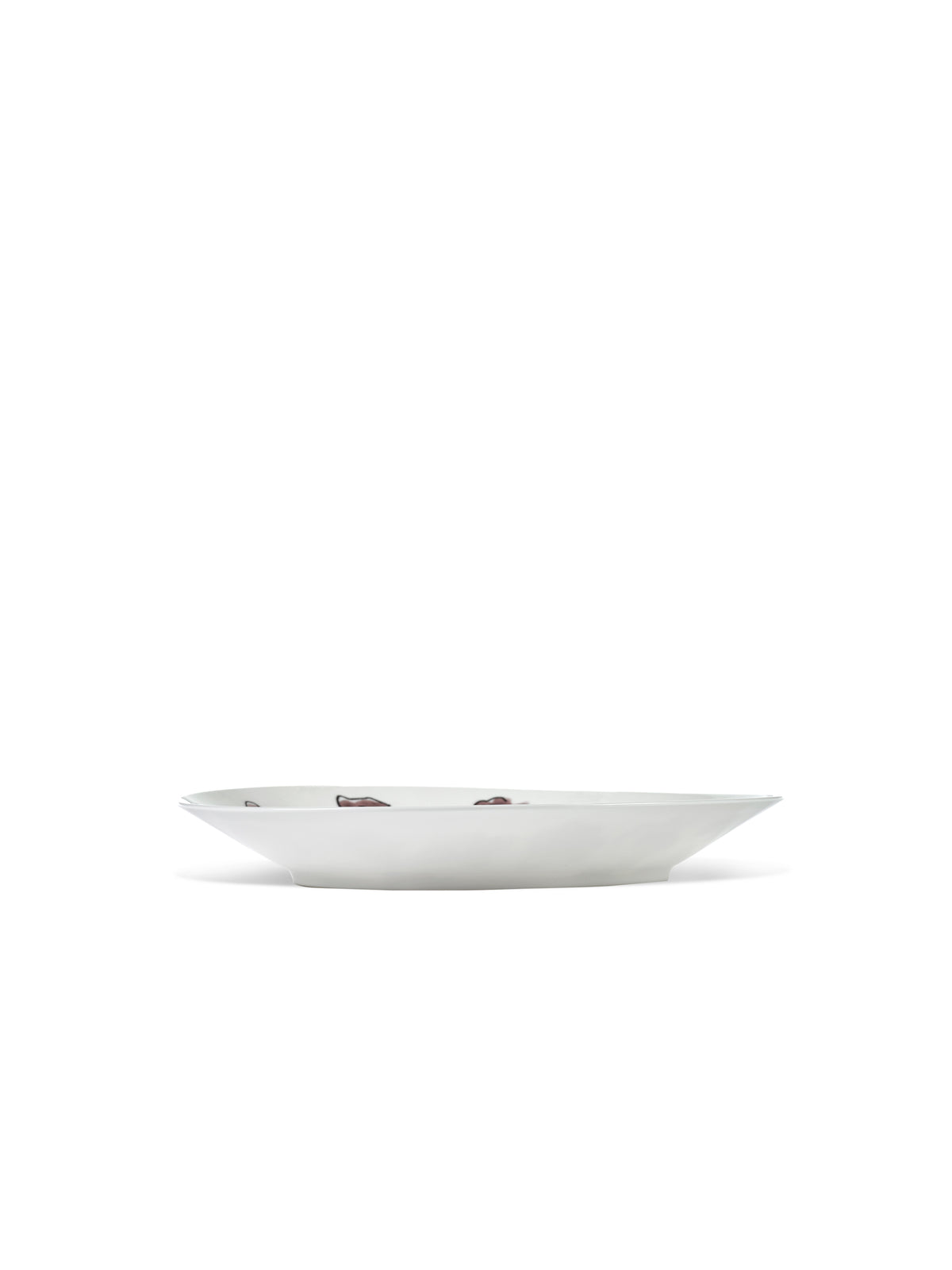 Midnight Flowers - Lot De 2 Assiettes Creuses - L - Porcelaine Bone China - Foncé Viola