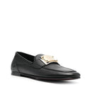 Mocassins - Dolce & Gabbana Leather Logo - Black