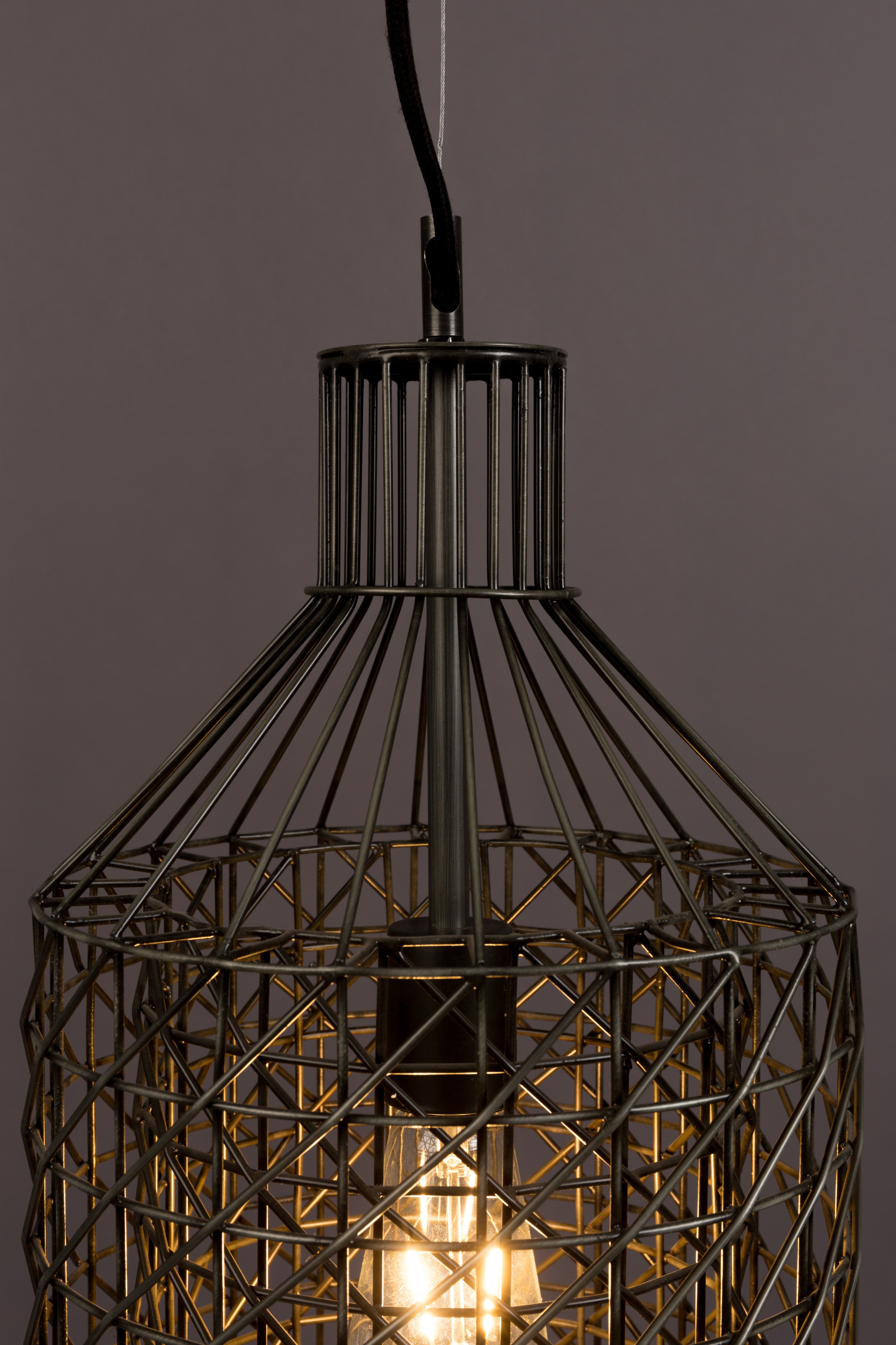 Jim Haute - Pendant Lamp - Iron - Black/Silver