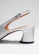 Shoes Hasel Block Heel Pump - Silver - Women