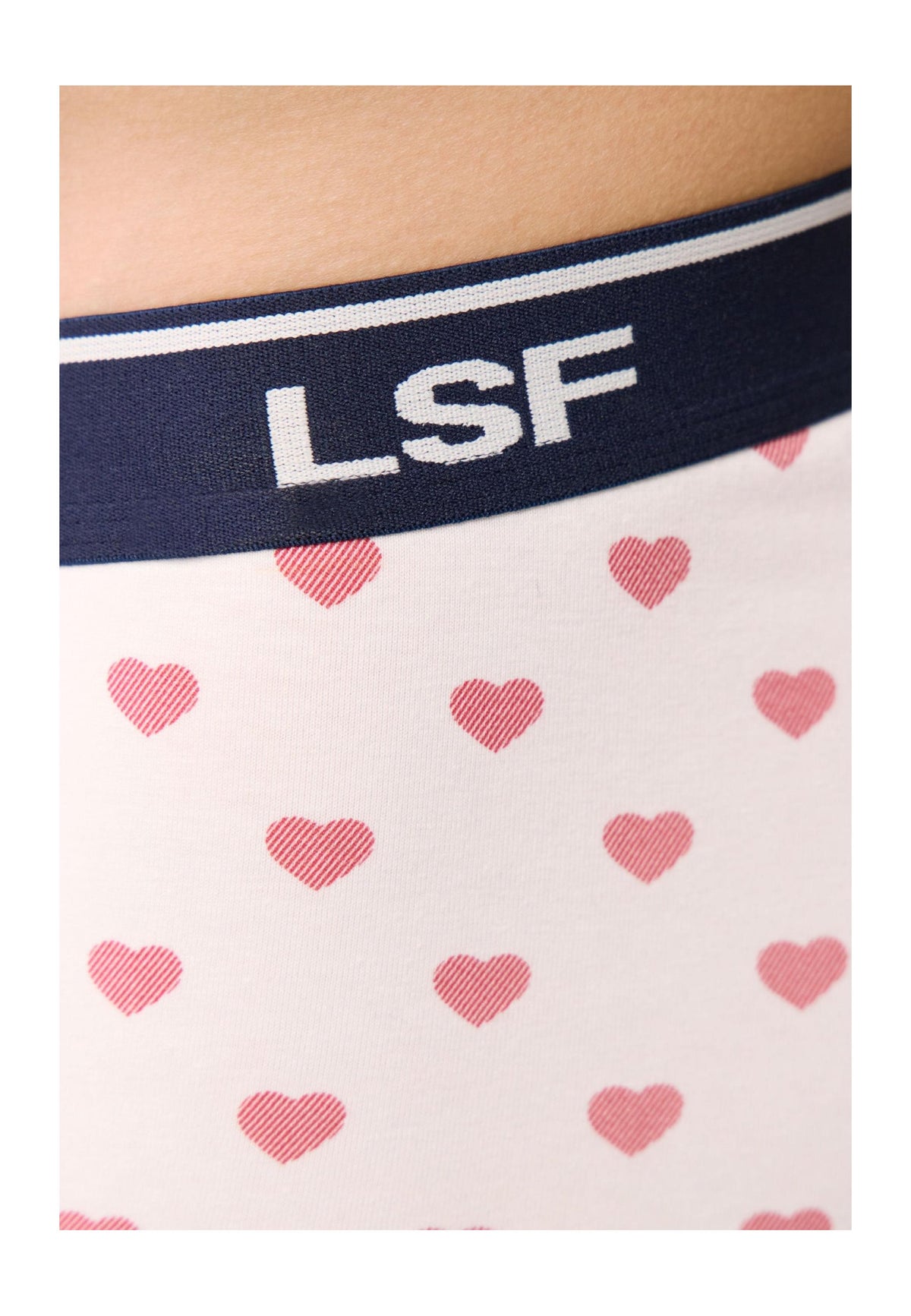 Boxer Marius Petit Coeur En Coton - Rouge Cerise