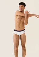 Slip Blanc En Coton Avec Cocarde - Terrible Blanc