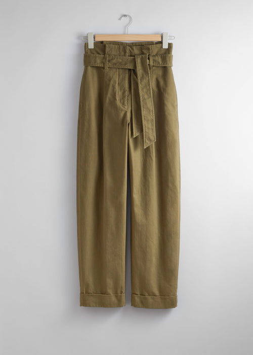 Pantalón La Nino Trouser - Caqui - Mujer