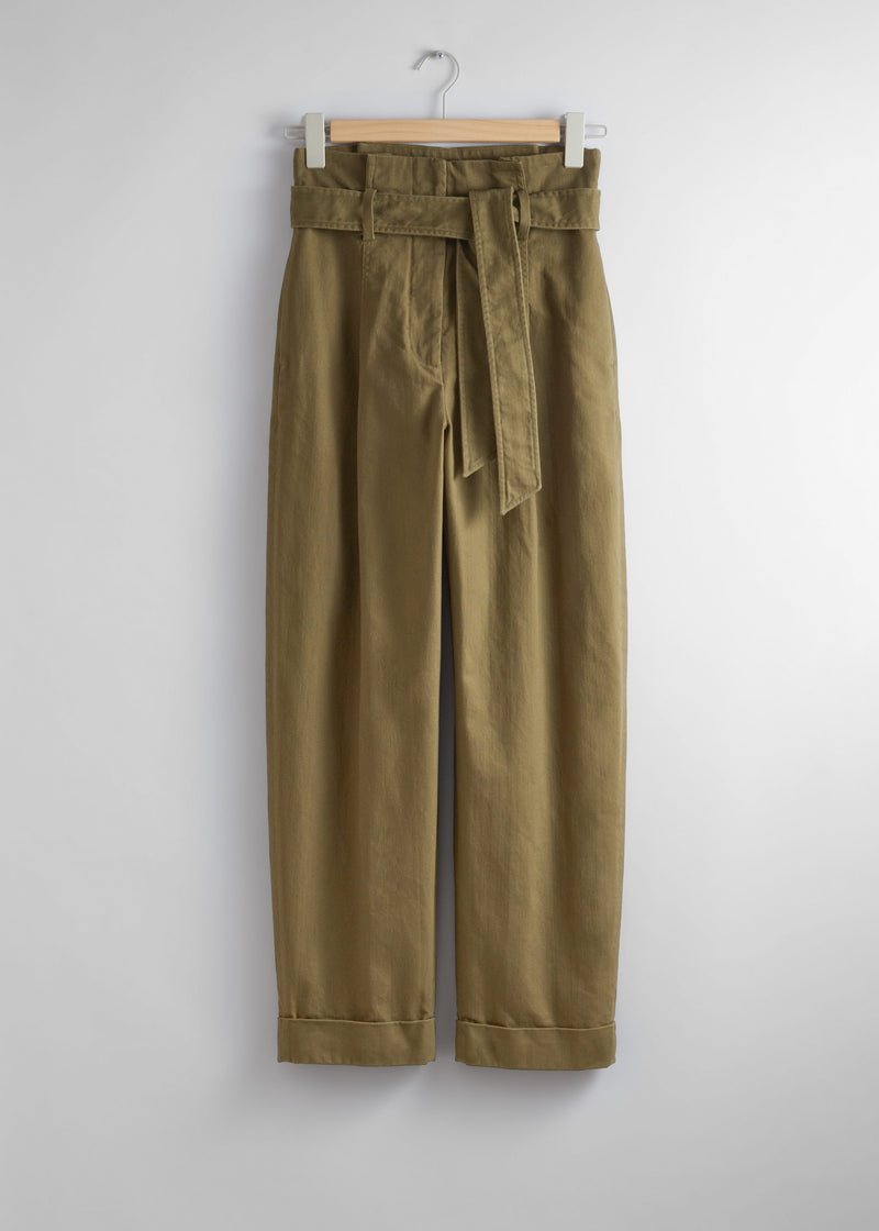 Trousers La Nino Trouser - Khaki - Women