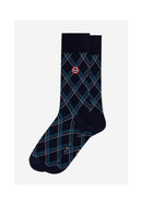 Chaussettes Mi-Hautes - Carreaux Topaz