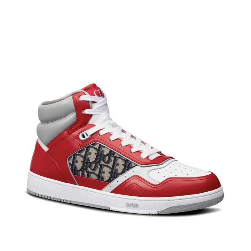 Sneakers - Dior Oblique High-Top - Red