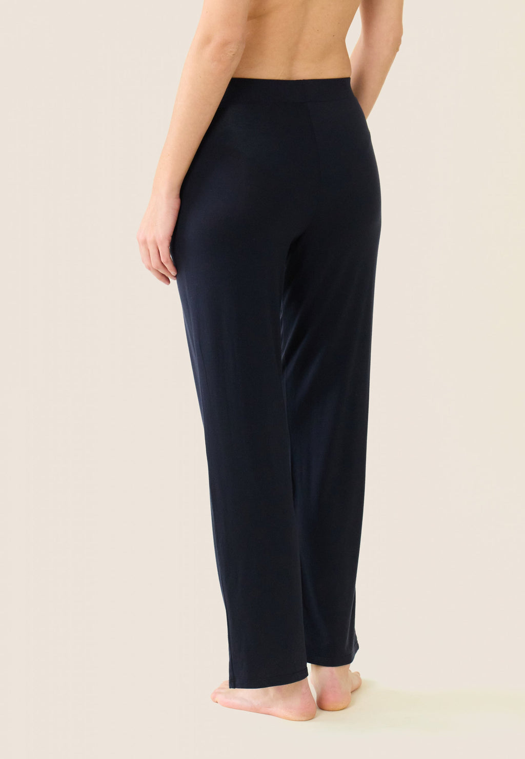 Azuma Viscose Pyjama Bottoms - Navy Blue