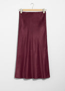 Skirt Es Alfrida Slip Skirt - Red - Women