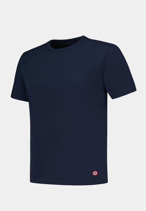 T-Shirt Homme Bleu Marine À Manches Courtes En Coton - Formidable Marine