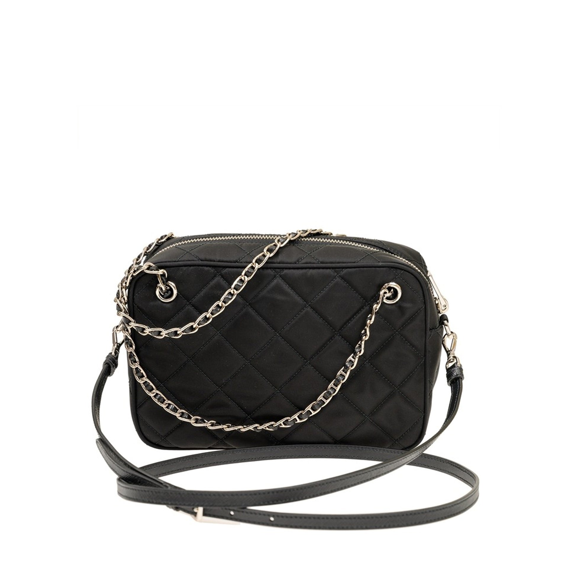 Prada - Quilted Medium Shoulder Bag - Women - Black