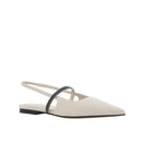 Ballerines - Brunello Cucinelli Slingback Flats - Cream