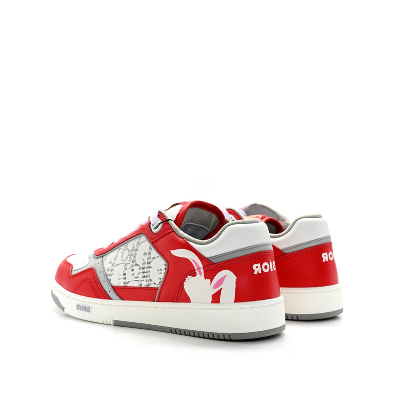 Sneakers - Dior Oblique Rabbit Motif - Red
