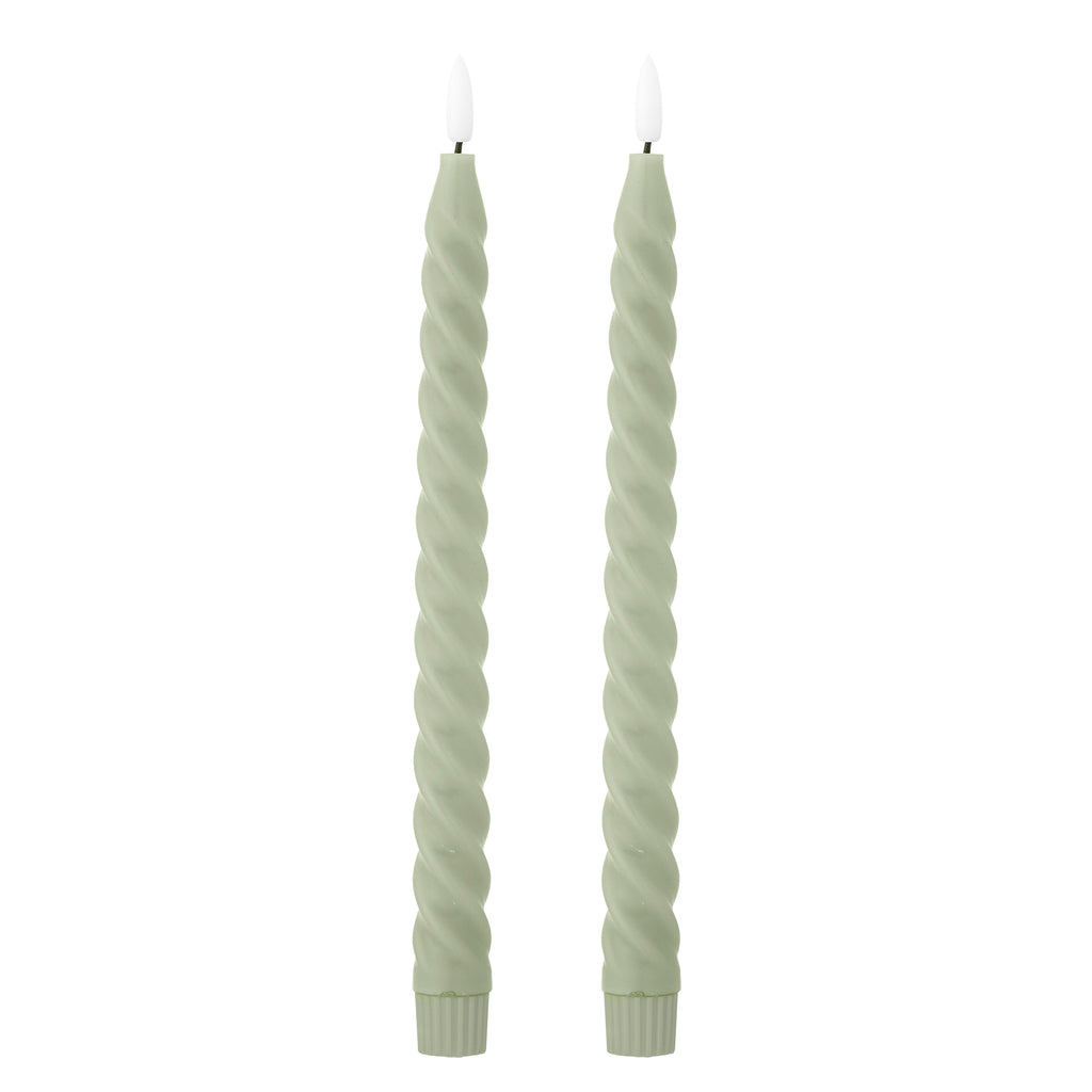 Ponza - Bougie Led - Vert - Paraffine