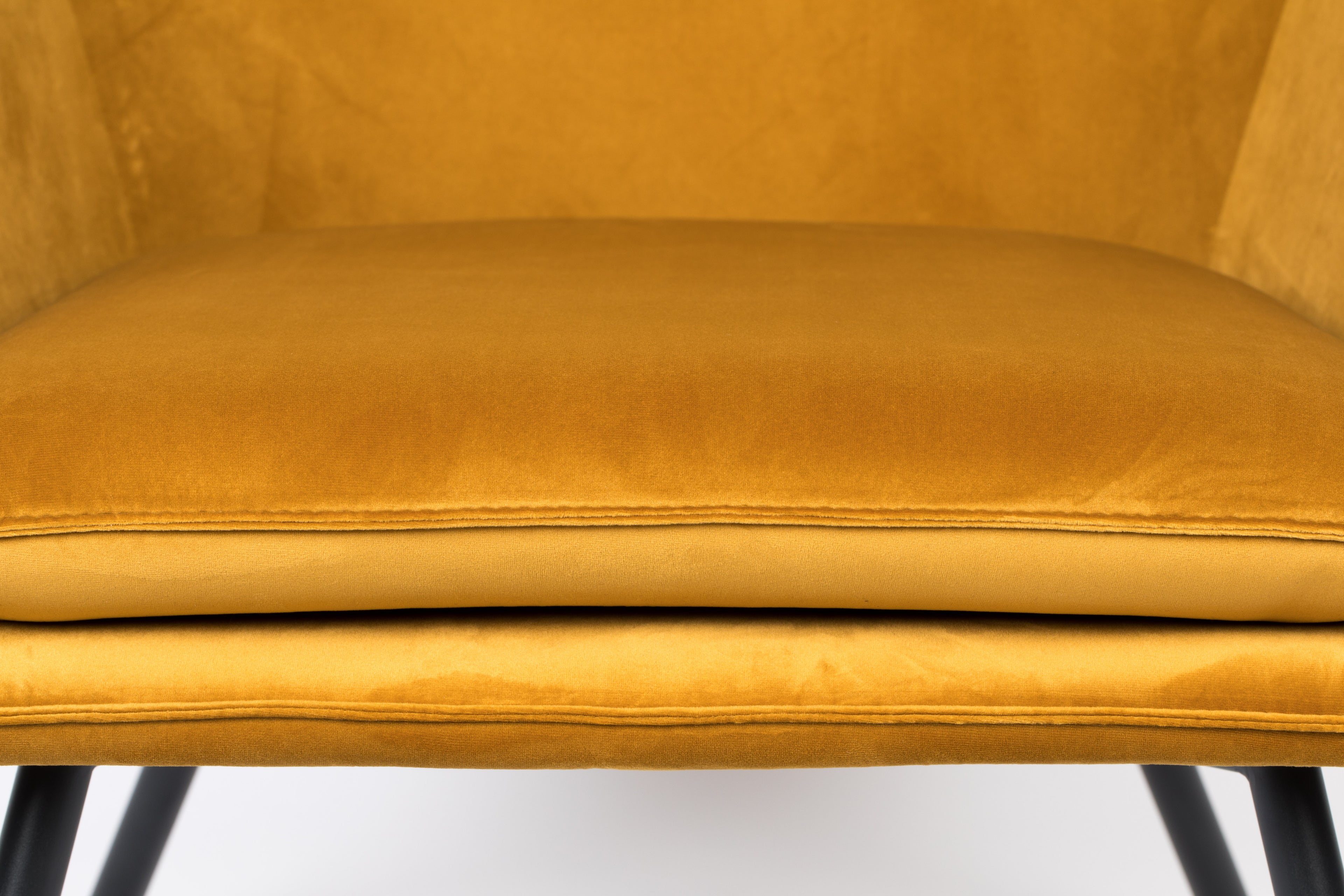 Bon Velours - Lounge Chair - Fabric - Gold