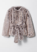 St Malou Fur Jkt Jacket - Beige - Women