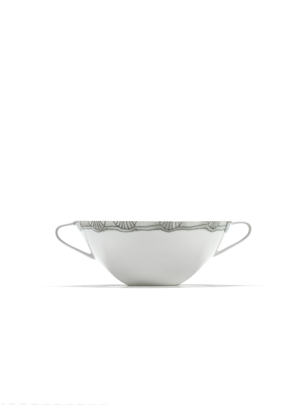 Midnight Flowers - 2er-Set Bouillontassen - Bone-China-Porzellan - Mirtillo Tea