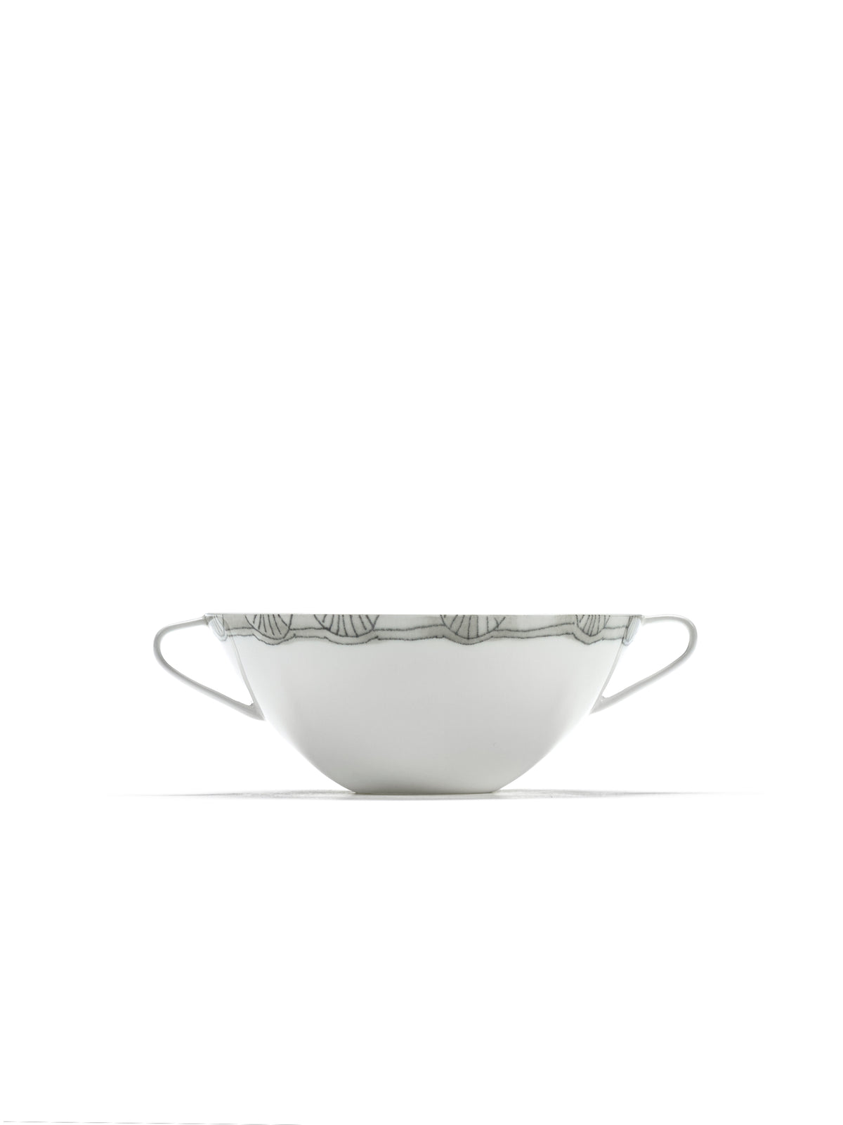 Midnight Flowers - 2er-Set Bouillontassen - Bone-China-Porzellan - Mirtillo Tea